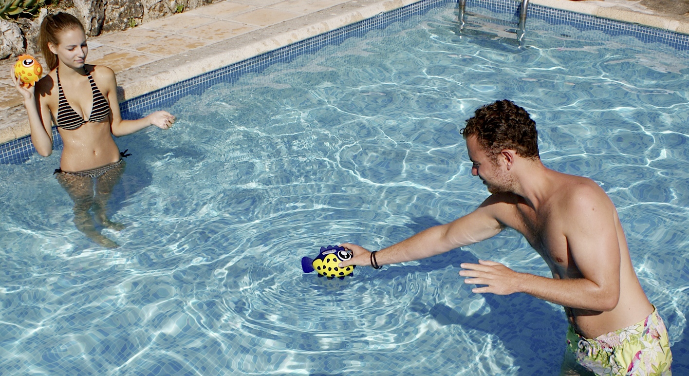 Wasserball in Fischform