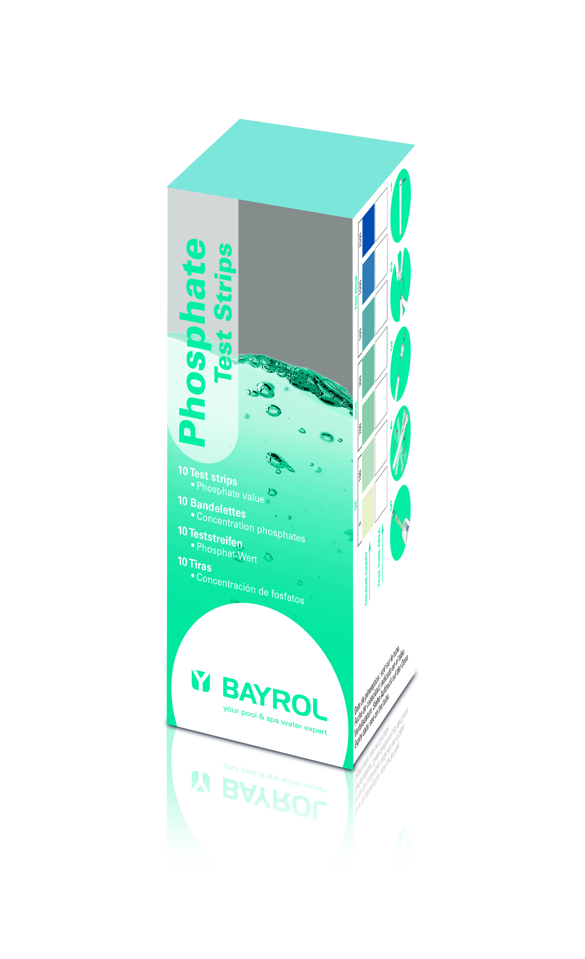 Phosphat Teststreifen