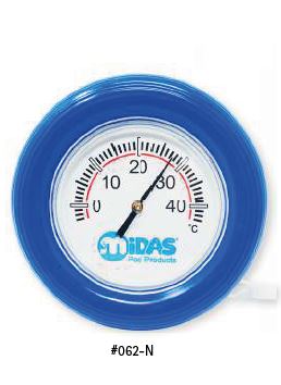 Schwimmbadthermometer mit blauem Ring