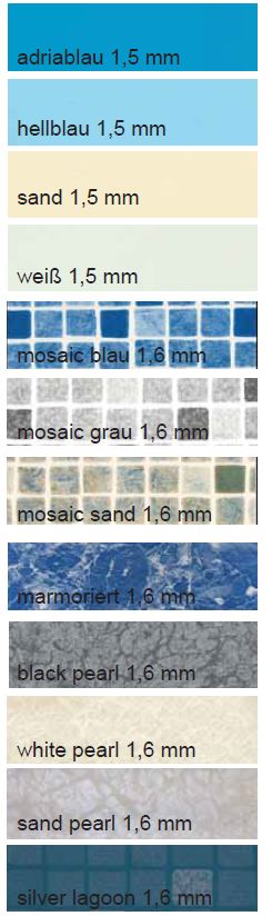 Elbeblue line Supra, Rollenbreite 1,65 m, oberflächenveredelt