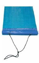 Luftpolsterfolie nach Maß mit Zugseil, Zugschlaufe,Rohr